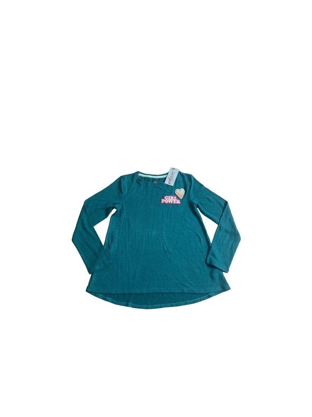 Cat & Jack Girls Green top size 7-8
